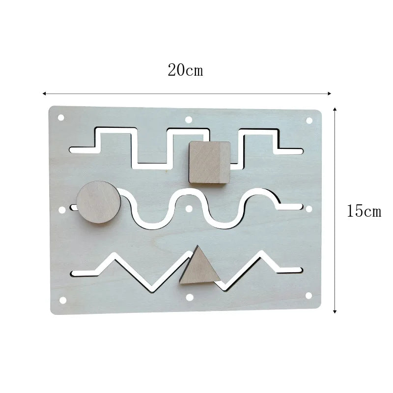 Montessori DIY Busy Board Kit – Early Learning Accessories & Skill-Building Parts for Toddlers