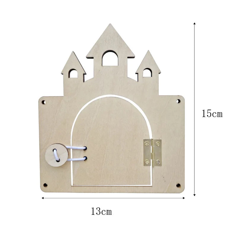 Montessori DIY Busy Board Kit – Early Learning Accessories & Skill-Building Parts for Toddlers