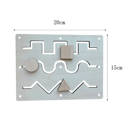 Montessori DIY Busy Board Kit – Early Learning Accessories & Skill-Building Parts for Toddlers